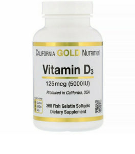 Vitamin D D3/ 5000 IU/ 360 Kapsula