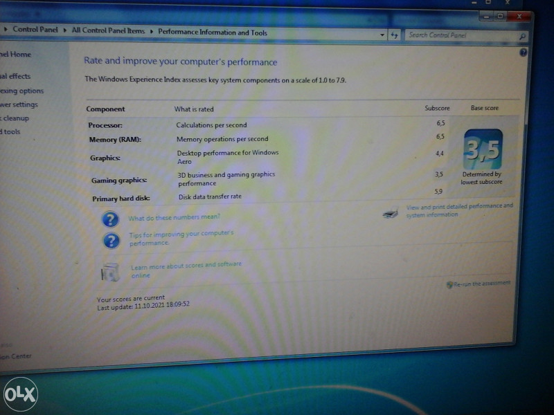 Racunar hp 5008 mt 4gb ddr3 250 hdd win.7