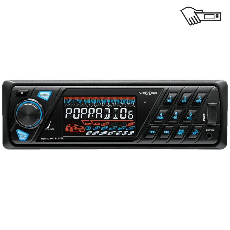 Auto radio, RDS, USB, MP3, daljinski upravljač VB 6000 CD/DVD/MC