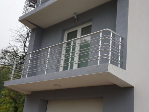 Aluminijska ograda visoki sjaj balkoni terase