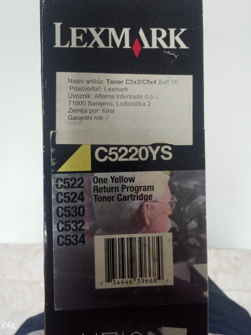LEXMARK Toner C5x2/C5x4 žuti 3K