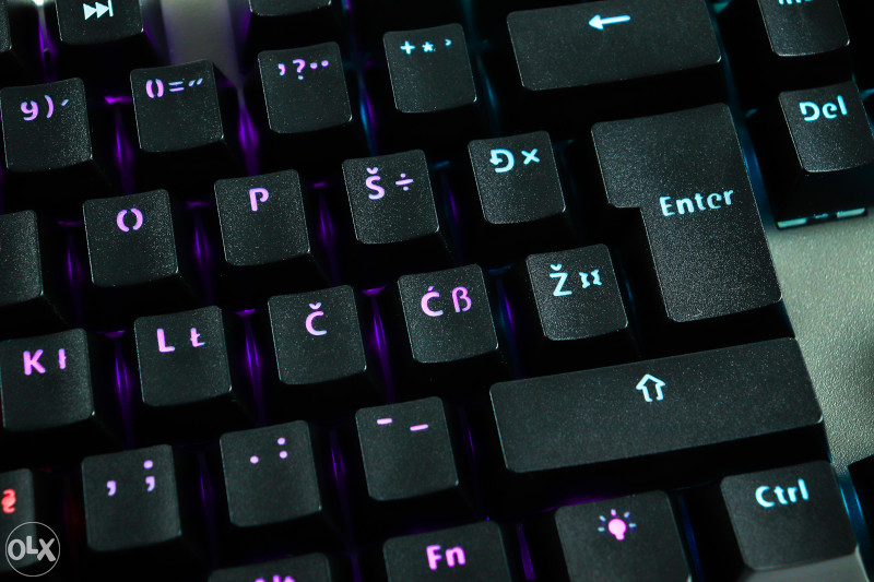 Gaming tipkovnica MS Elite C521 mehanička LED RGB