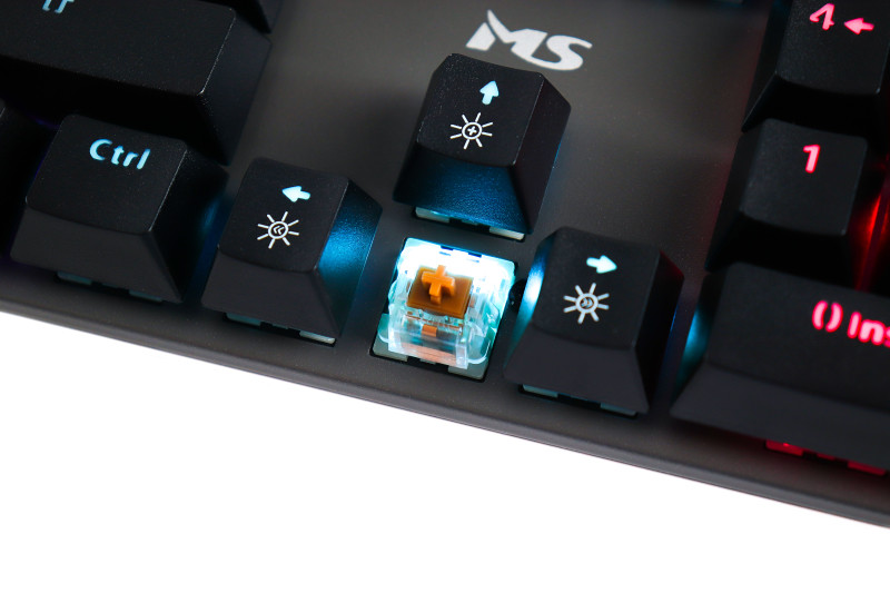 Gaming tipkovnica MS Elite C521 mehanička LED RGB