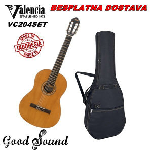 Gitara klasicna VALENCIA VC204 SET 4/4