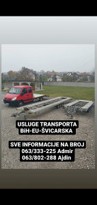 TRANSPORT VOZILA EU--CH--BiH