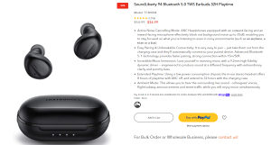 TaoTronics ANC slušalice, TWS Bluetooth 5.0, 5-8 sati