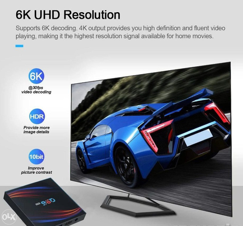 Android Tv box 10.0  4/32 GB  Q96 Hero