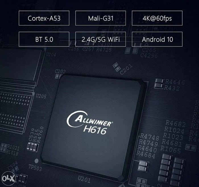 Android Tv box 10.0  4/32 GB  Q96 Hero