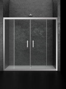 Tuš paravan Una 4 hrom/prozirno 170 cm
