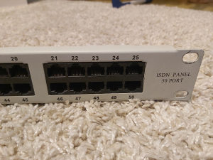 Patch panel 50 port ISDN