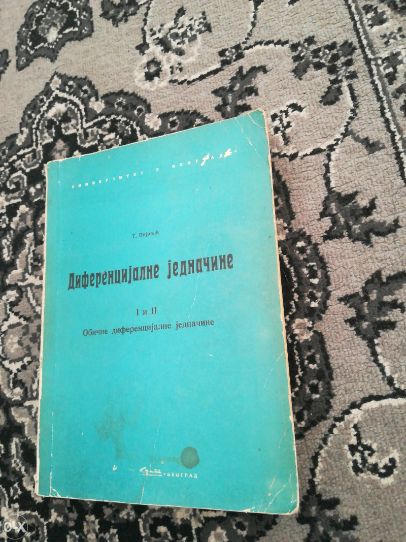 Diferencijalne jednacine 1 i 2 - Pejovic
