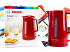 Kuhalo za vodu Bosch TWK3A014 1,7l crveno