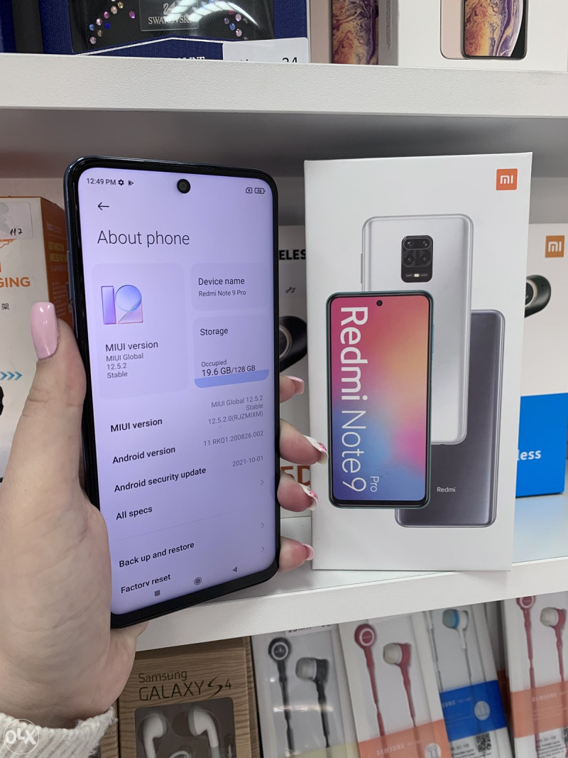 Redmi Note 9 Pro 6/128GB Kao Nov bez packe Garancija
