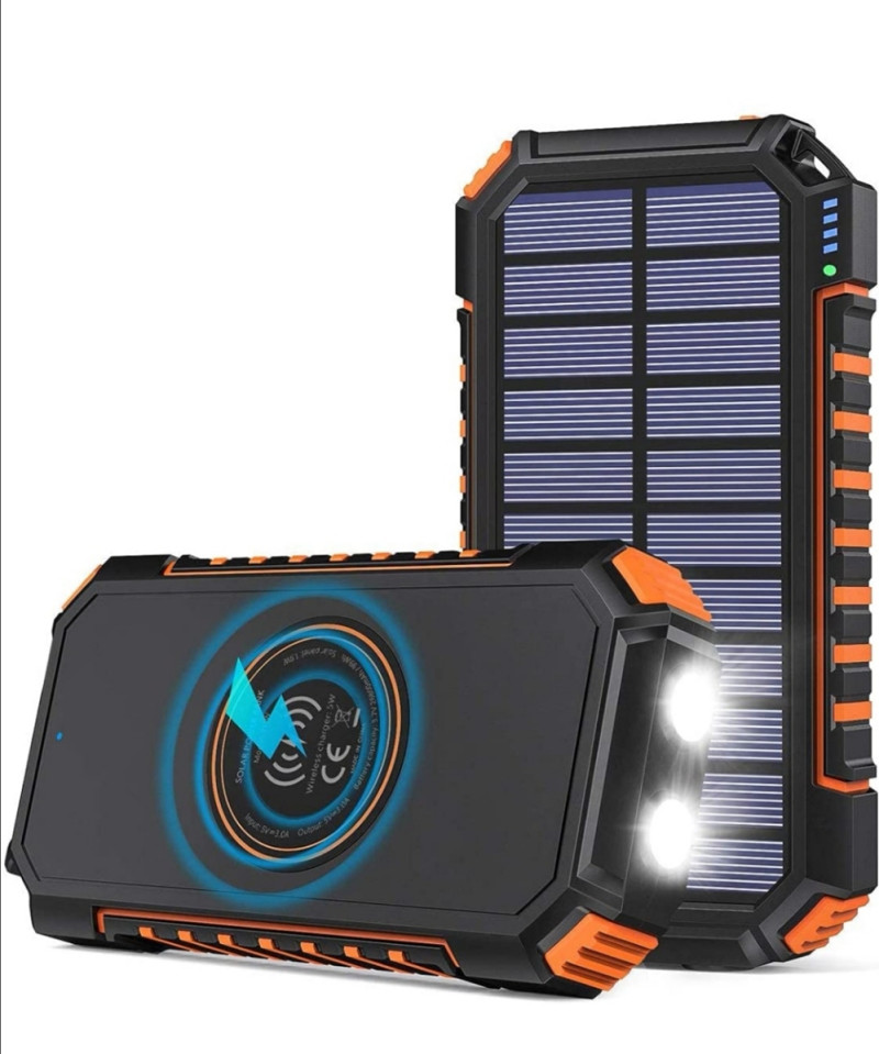 Power Banksolarniwirelessvodootporan26800 mAh Mobilni uređaji Power Bank Tuzla OLX.ba