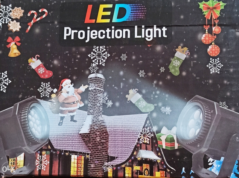 LED projektor laser za kucu dvoriste nova godina bozic