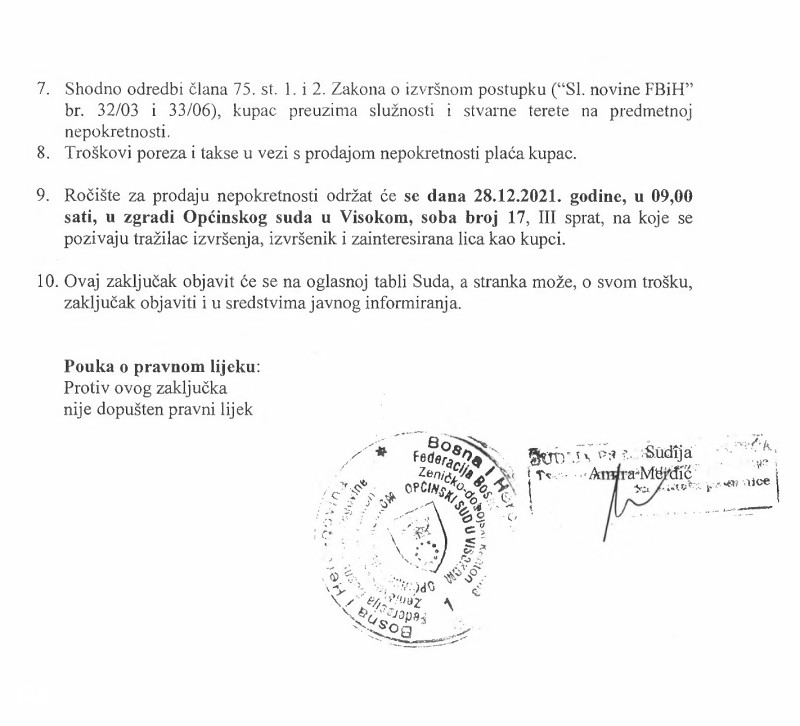 Prodaja kuce i dvorista   Buzic mahala - Visoko