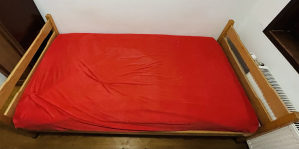 Drveni krevet 97 cm x 80 cm x 200 cm (Š, V, D)