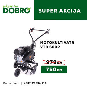 Villager Motokultivator VTB 660P Garancija 3 godine.