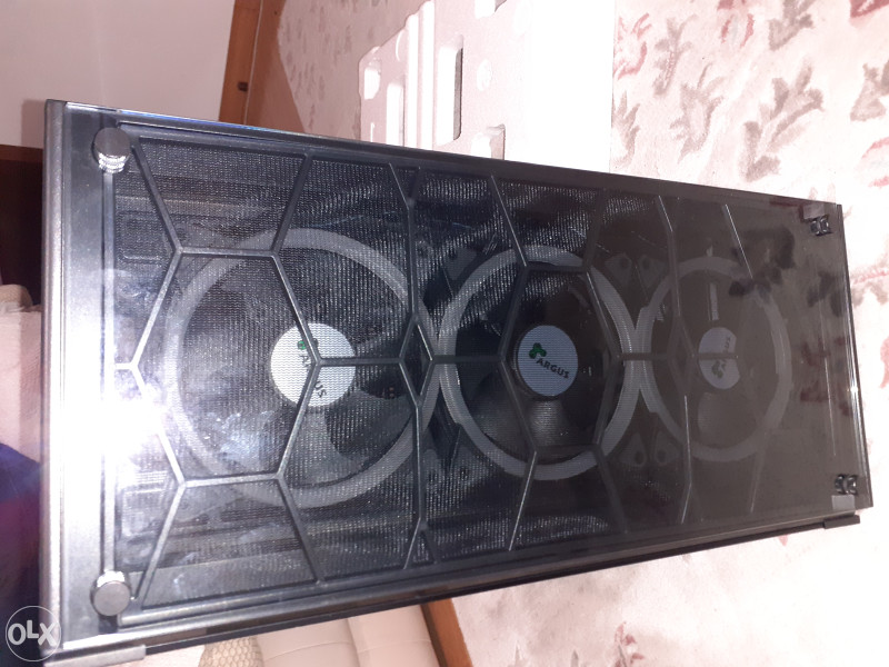 Inter-Tech C-907 Cobweb RGB LED Kućište / Case Tempered