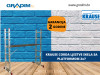 LJESTVE - SKELA SA PLATFORMOM CORDA 2x7 KRAUSE (KOM)