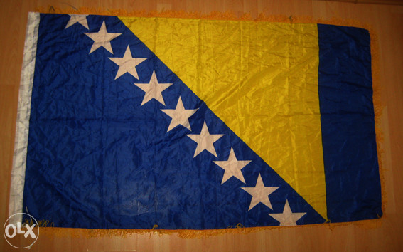 Zastava BiH - Bosna i Hercegovina 90x150 cm - Kolekcionarstvo - Zastave ...