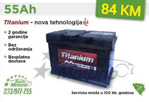 Akumulatori TITANIUM 55Ah - Besplatna dostava!