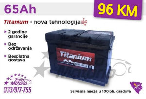 Akumulatori TITANIUM 65Ah - Besplatna dostava!