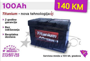 Akumulatori TITANIUM 100Ah - Besplatna dostava!