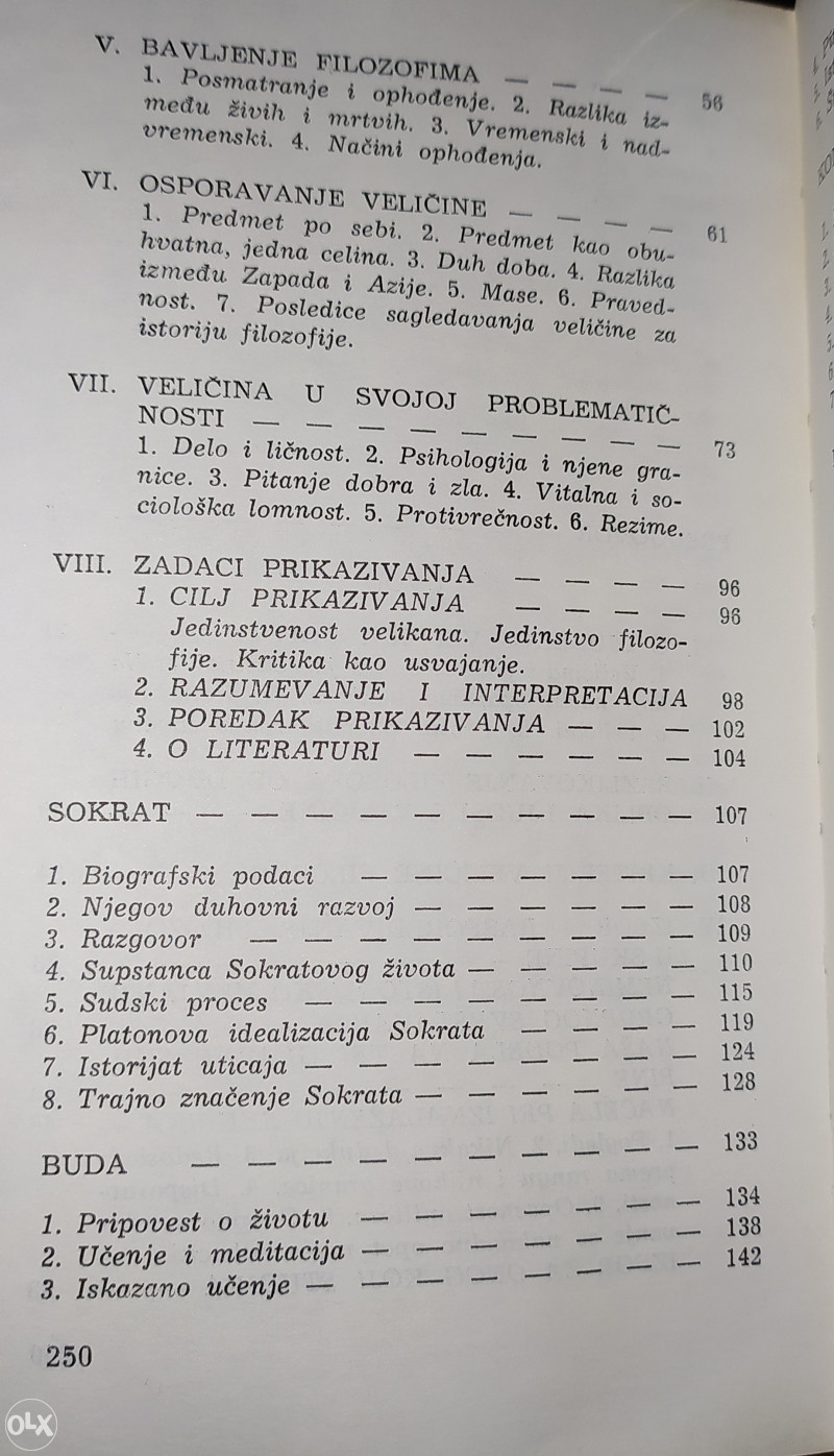 KARL JASPERS - SOKRAT, BUDA, KONFUCIJE, ISUS.