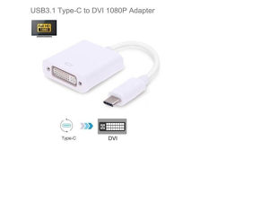USB-C/Type C to/na DVI Adapter/Prelaz/Konverter