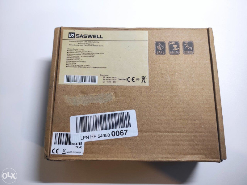 SASWELL SASWG-04-RF-WIFI（TY) Home Smart