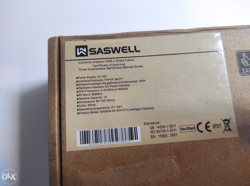 SASWELL SASWG-04-RF-WIFI（TY) Home Smart