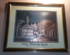 Slika bakrorez Visoko Tabhanska džamija