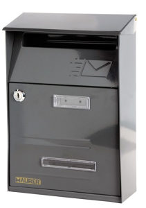 Postanski ormaric 22x33x8.5cm tamno sivi