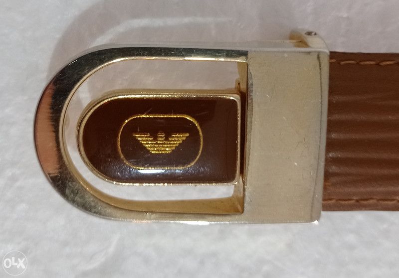 Kaiš ženski Armani znak Made in Italy