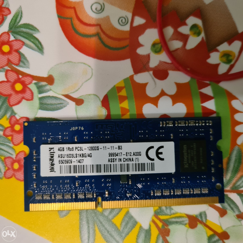 TSB16D3LS1KBG/4G kingston 4GB 1RX8 PC3L 12800S 11 11 B3   Mémoire / ram