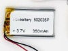 Li-ion baterija 3.7V 350mAh