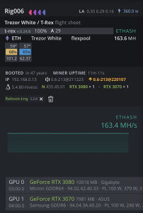 Minig Rig 535MH/s 1000w