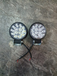 Led far mali 12v -36w, 8cm precnik, za motore,bagere,