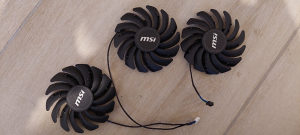 MSI RTX Ventus 3X ventilatori kuleri cooleri