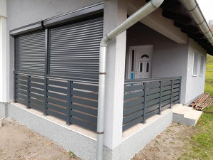 Aluminijska balkonska ograda-Grilje