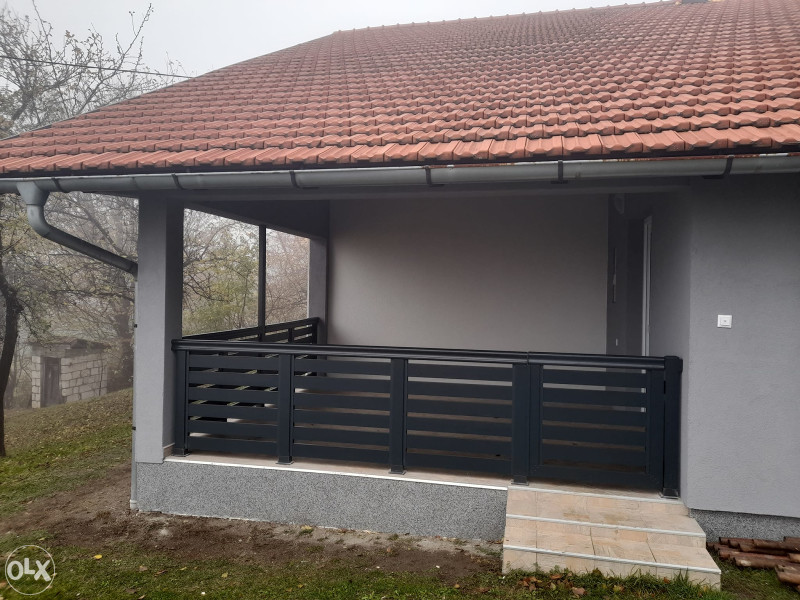 Aluminijska balkonska ograda-Grilje