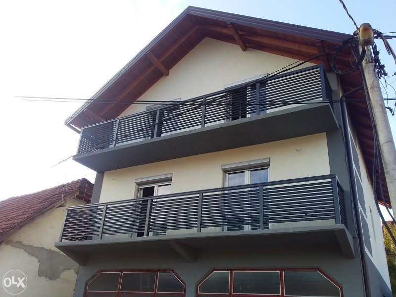 Aluminijska balkonska ograda-Grilje