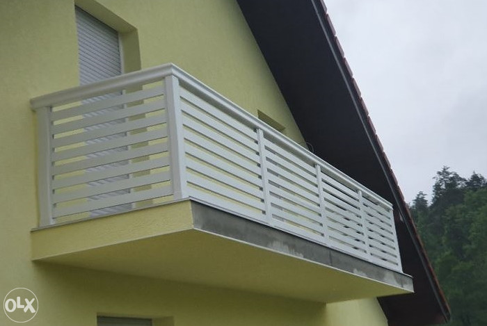 Aluminijska balkonska ograda-Grilje