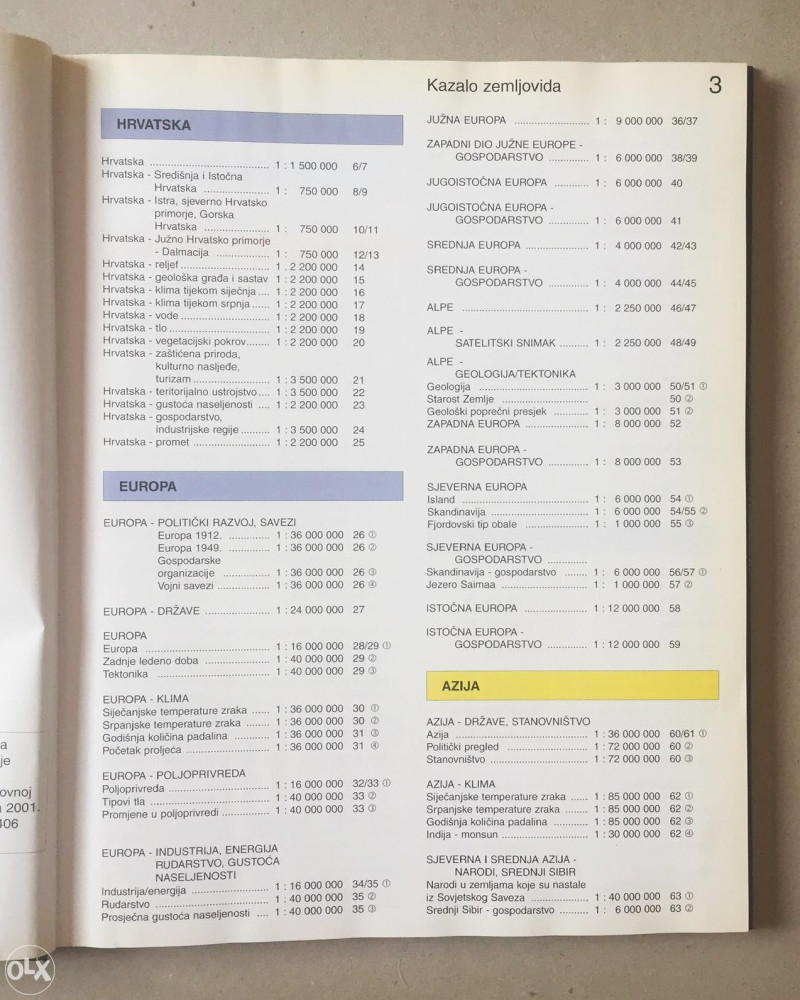 Atlas svijeta za školu i dom