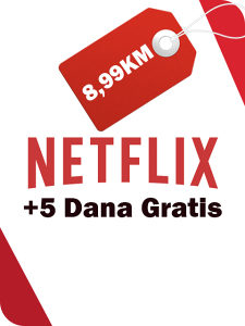 Netflix AKCIJA - 30 Dana + 5 Dana gratis Ultra HD