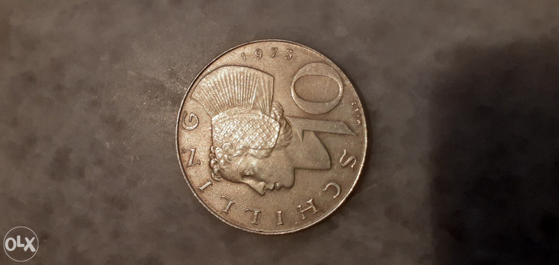 10 schilling Austria,srebro 7.5 gr.