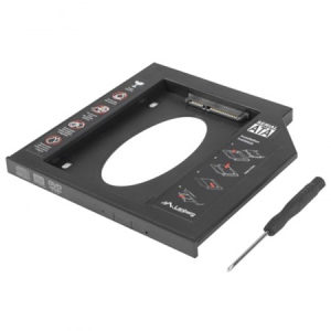 Ladica Lanberg Caddy za notebook DVD to HDD/SSD 9.5mm