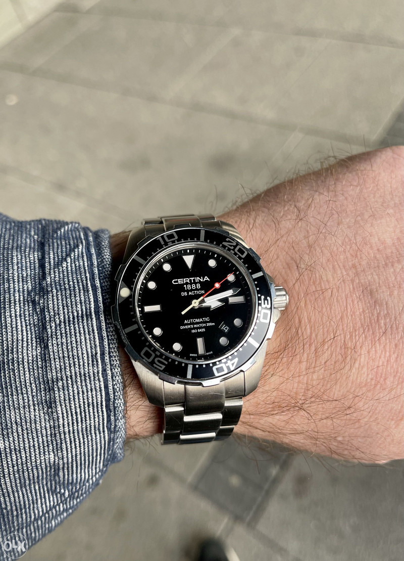 Sat CERTINA DS ACTION Automatic Divers 200m SWISS MADE