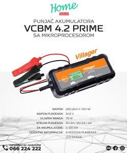 Villager - Punjač akumulatora VCBM 4.2 Prime